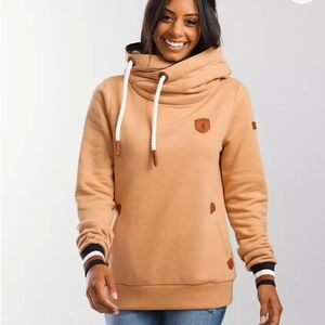 Wanakome Serita Hooded Casual Pull Over Sweatshirt Size Small